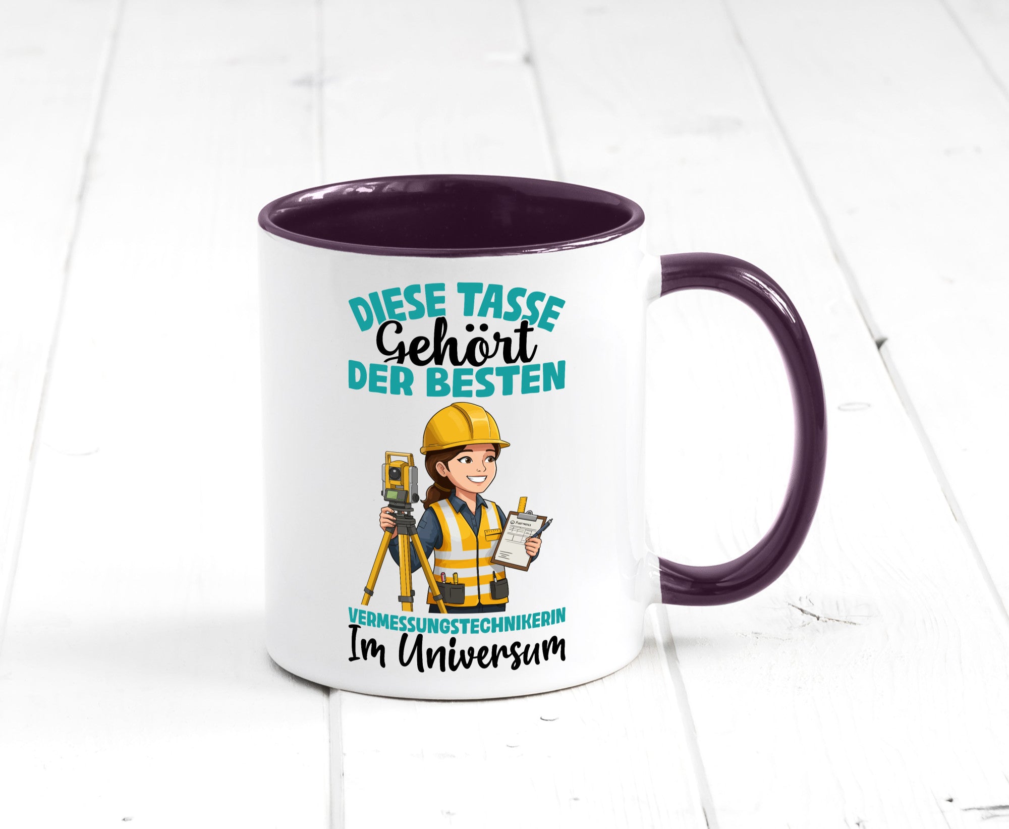 Im Universum: Vermessungstechnikerin | Techniker lustiger Spruch Geschenk Humor