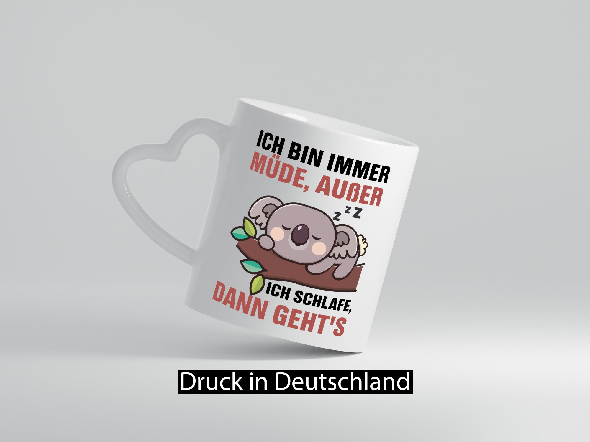Ich bin immer müde | Schlafmütze Koala Comic Schlafen v2 Geschenk Humor