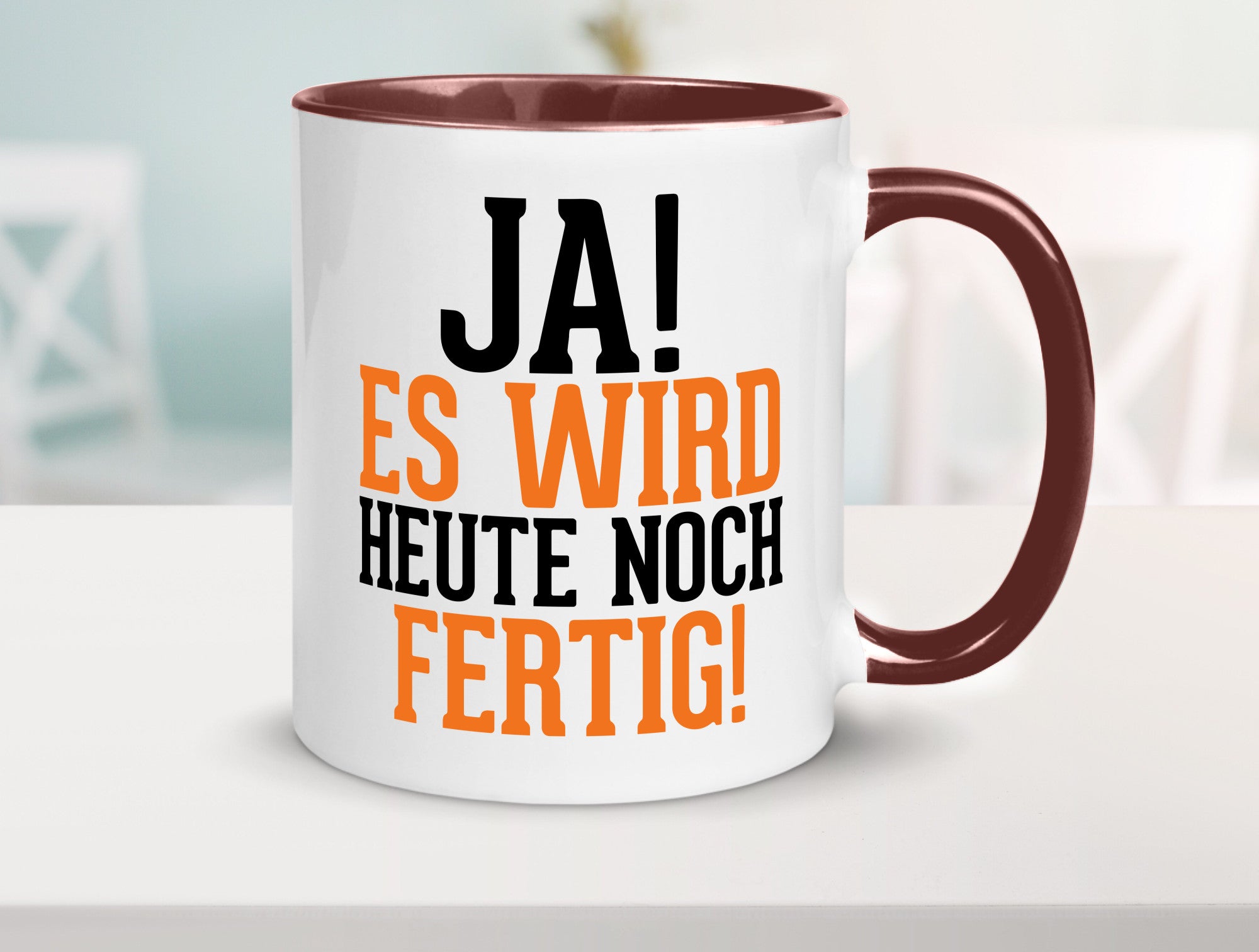 Ja es wird heute noch fertig | Arbeit Kollegen Werkstatt Humor Büro