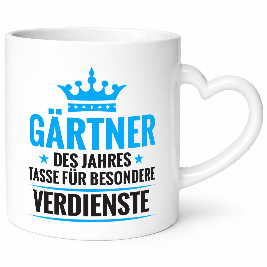 Besonderer Verdienst: Gärtner | Gartenbau Geschenk Humor Geschenkidee lustiger