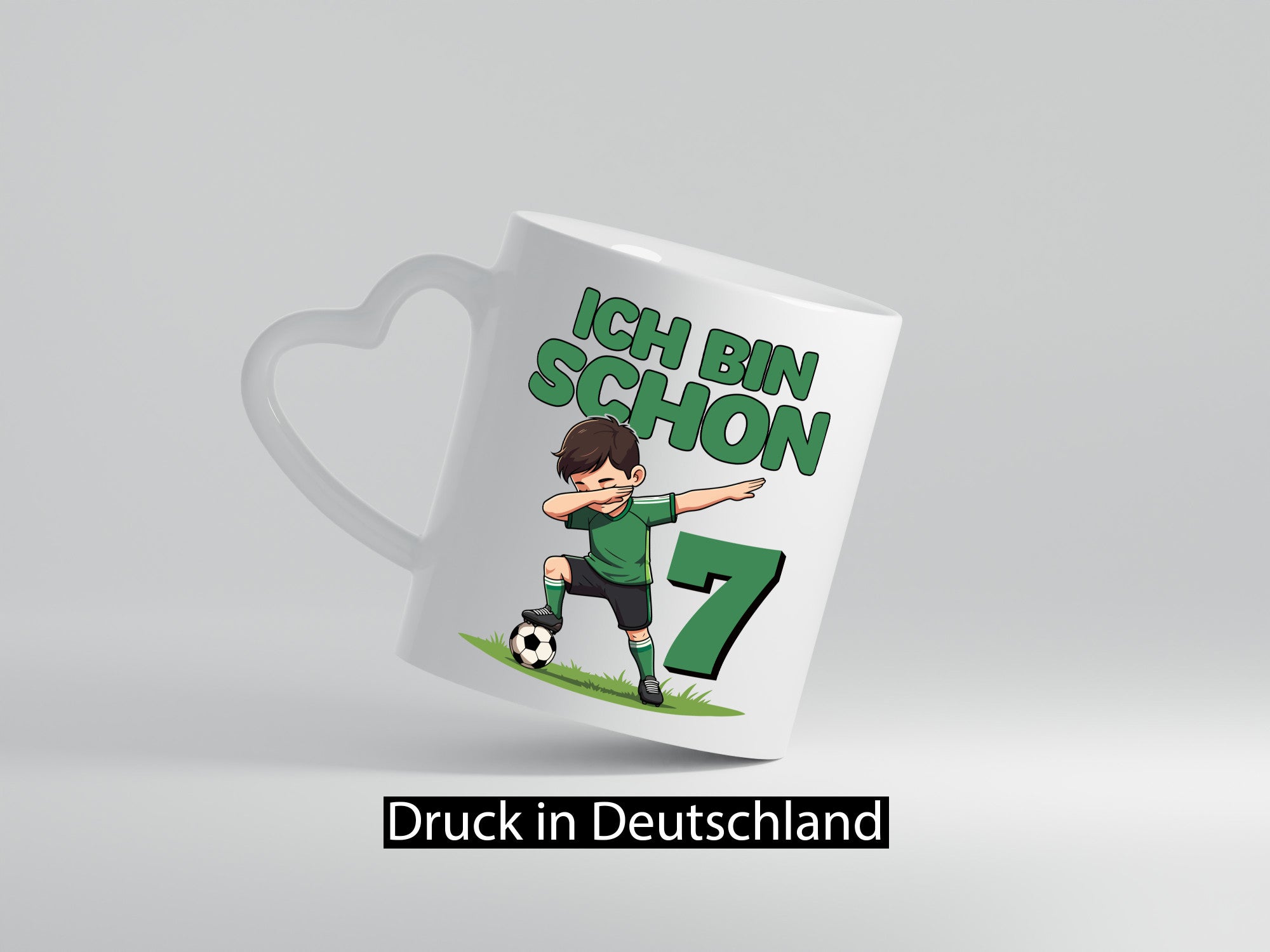 7. Geburtstag | 7 Jahre Fußballer lustiger Spruch Geschenk Geschenkidee Tasse