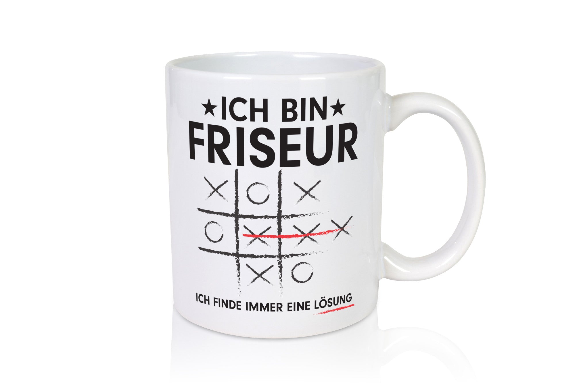 Lösung finden: Friseur | Frisör v2 Geschenk Humor Geschenkidee lustiger Spruch