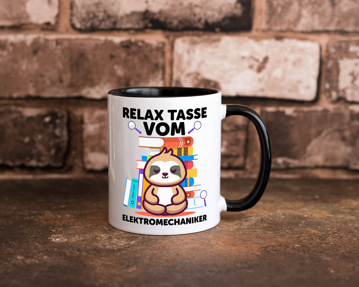Relax Tasse: Elektromechaniker | Mechaniker Geschenk Humor Geschenkidee