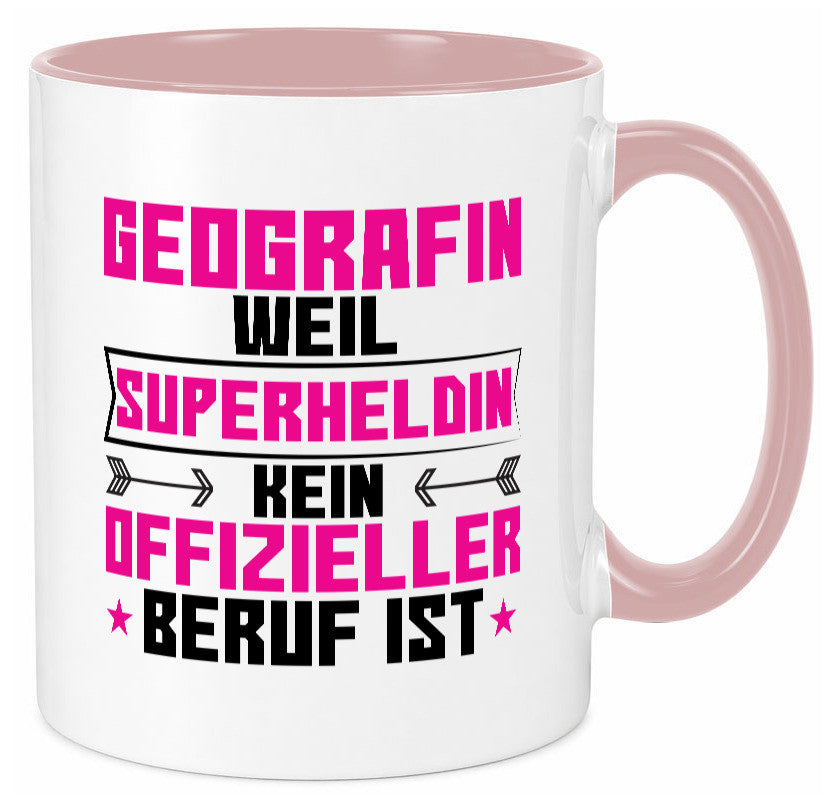 Superheldin Geografin | Geografie Geschenkidee Humor Tasse