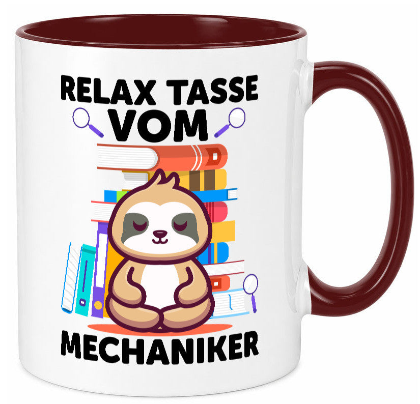 Relax Tasse: Mechaniker | KFZ Werkstatt lustig Humor Geschenkidee Geschenk Tasse