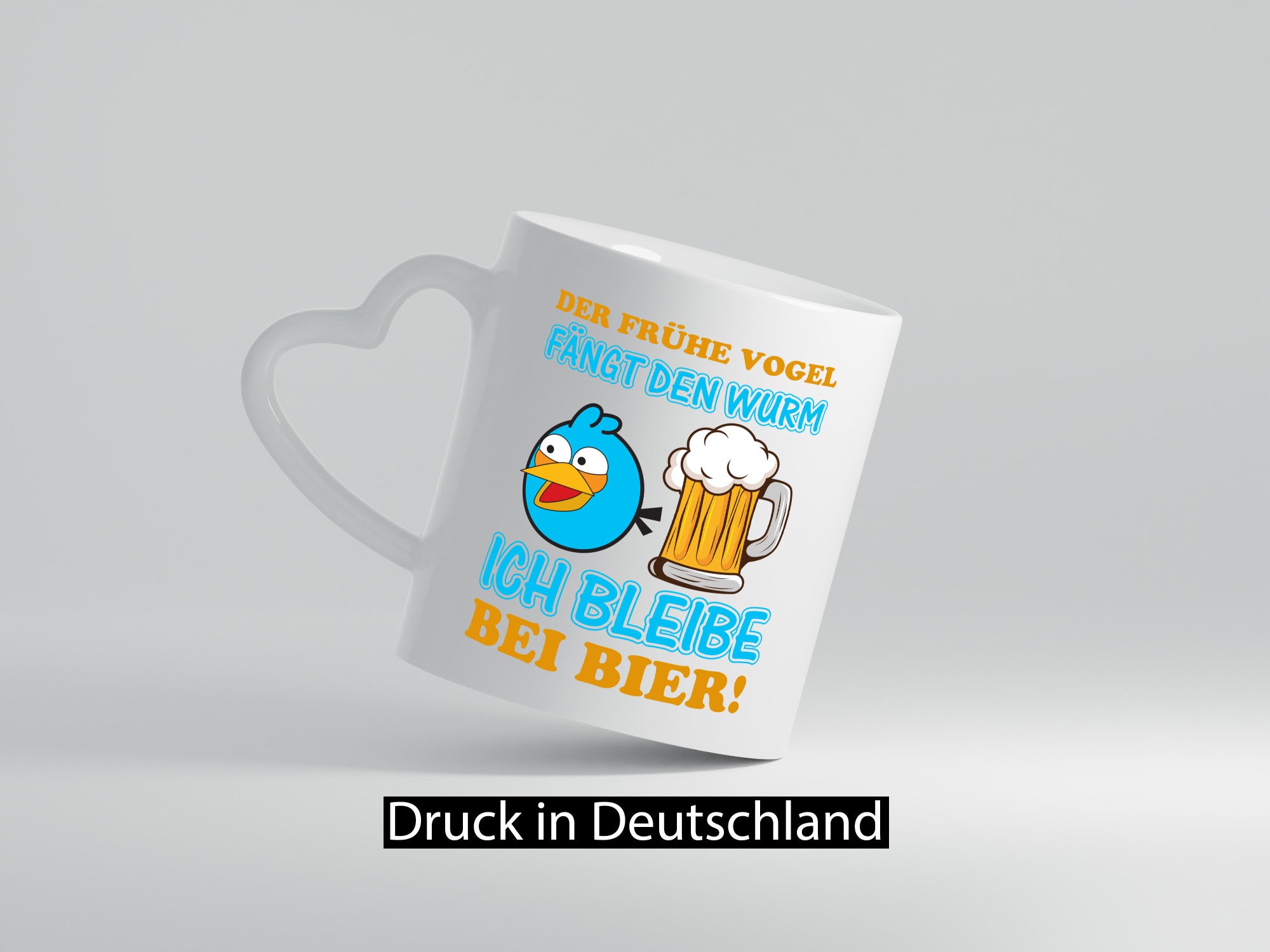 Der frühe Vogel | Biertrinker Tasse Männer Humor lustiger Spruch Geschenk
