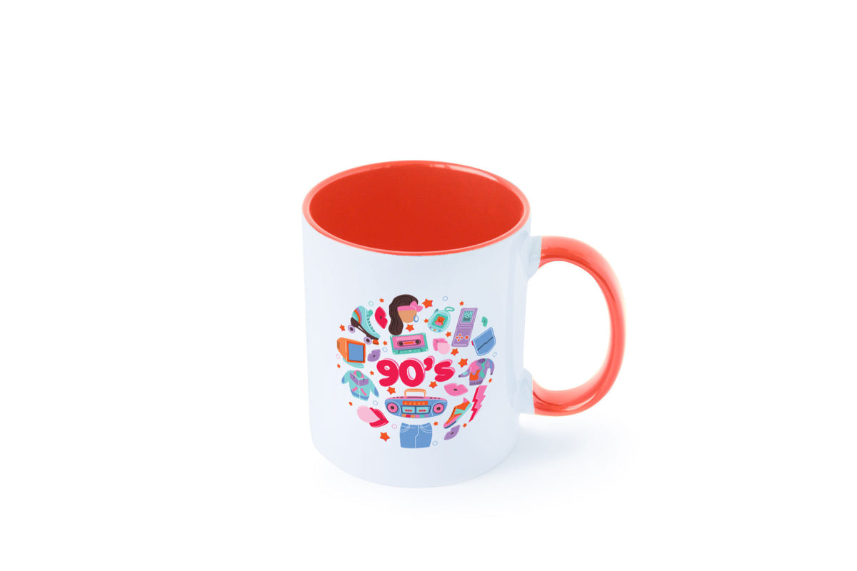 90er Jahre | Alte Zeit Nostalgie Humor Geschenkidee Tasse