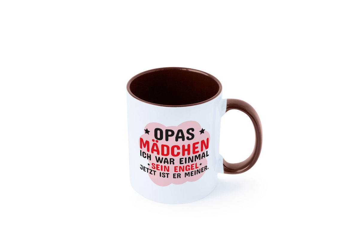 Opas Mädchen | Trauer Tasse Abschied Enkelin lustig Familie Geschenkidee