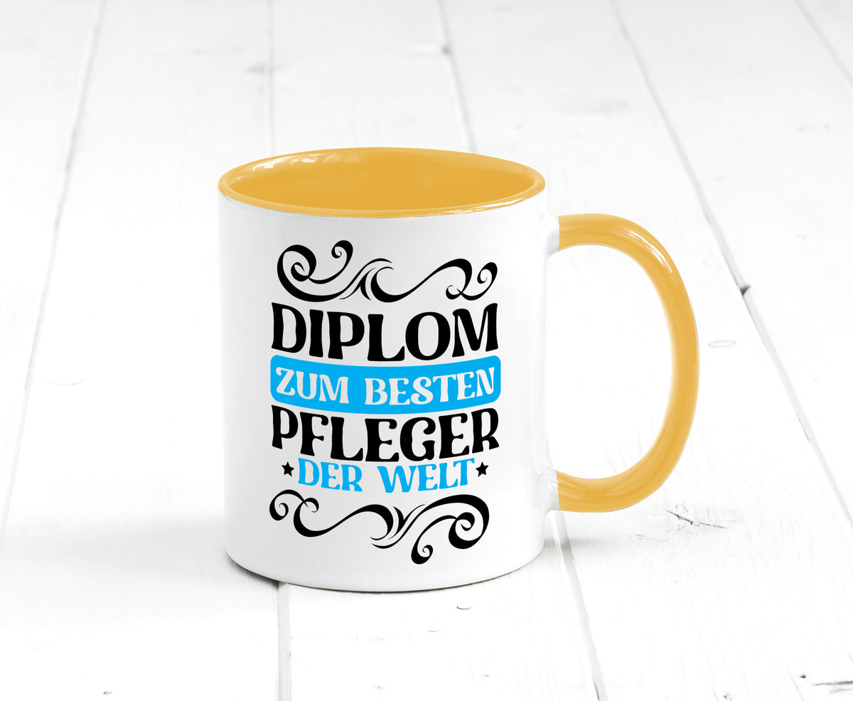 Bester Pfleger der Welt | Altenpfleger Pflegekraft lustig Humor Geschenkidee Tasse