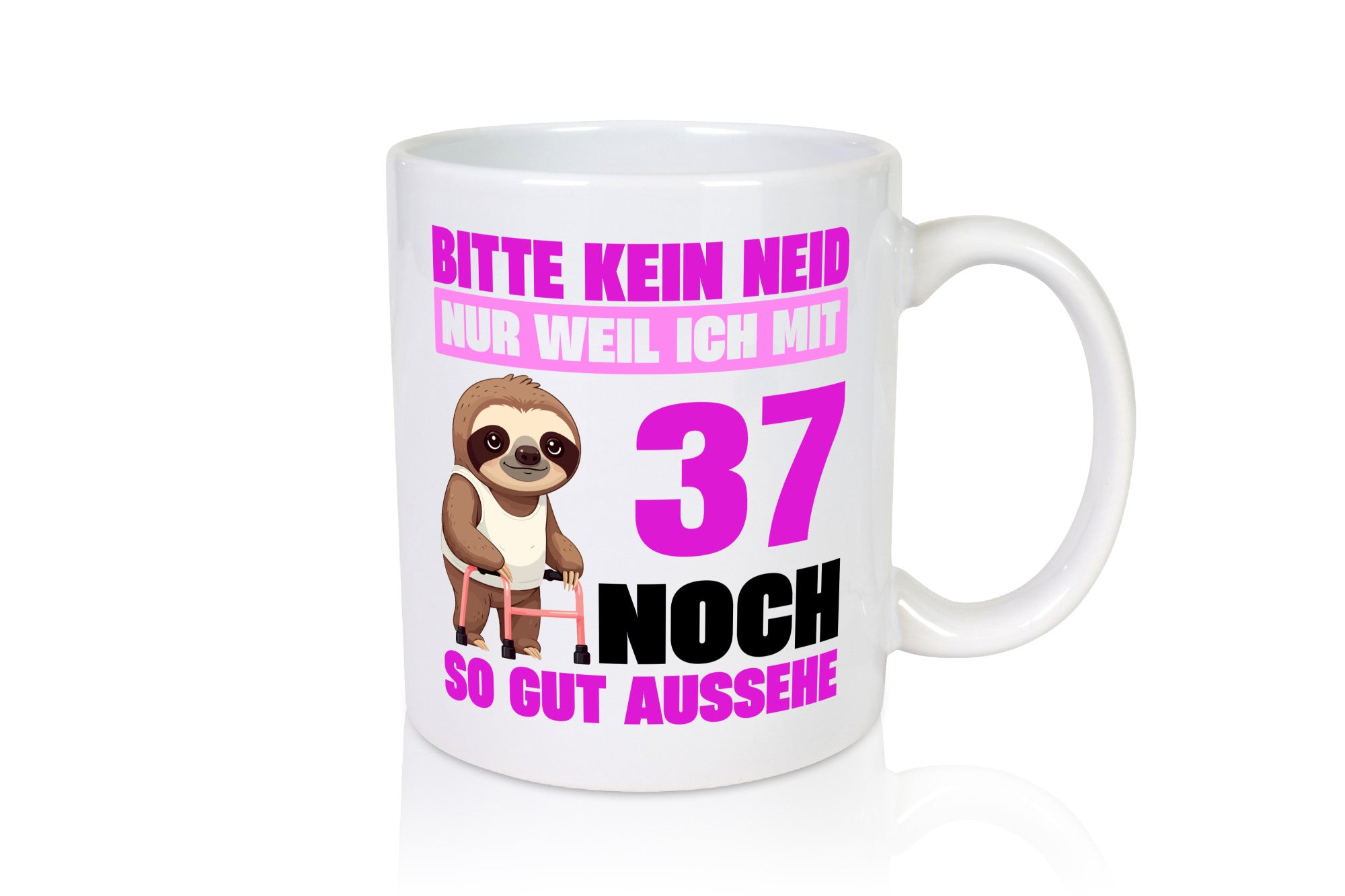 37. Geburtstag | Bitte kein neid Faultier 37 Jahre Geschenk Geschenkidee