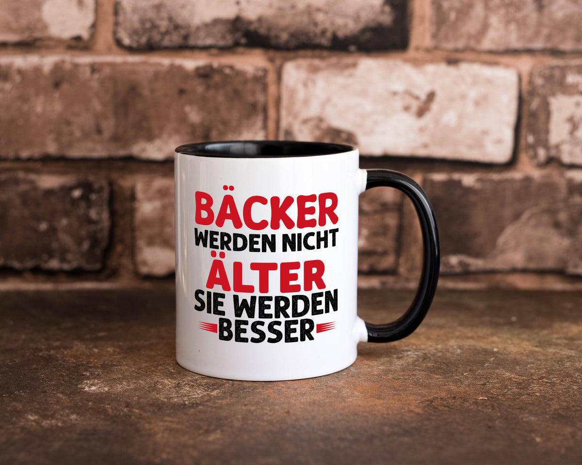 Bäcker werden nicht älter Sie besser lustig Humor Geschenkidee Geschenk Tasse