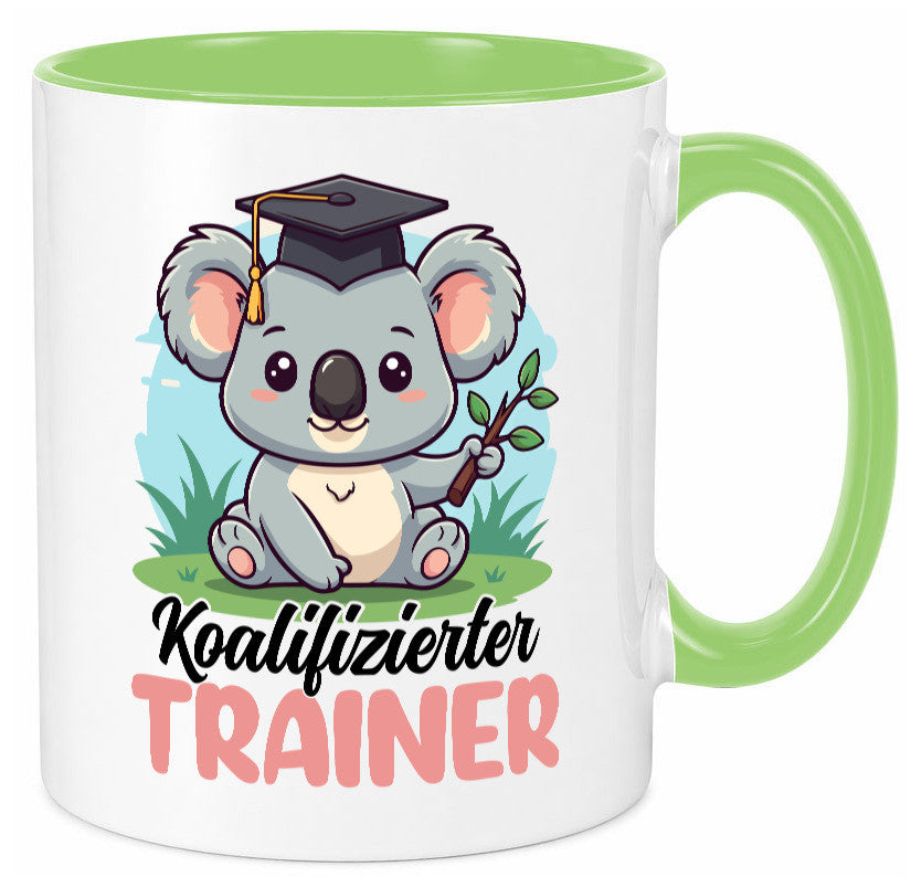 Koalifizierter Trainer | Verein Sport lustiger Spruch Geschenk Humor Tasse