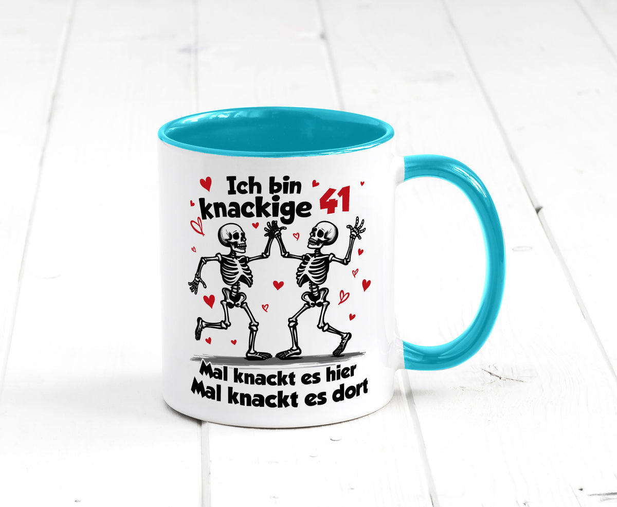 41. Geburtstag | Knackige 41 Ich bin alt v2 Humor Geschenkidee Tasse