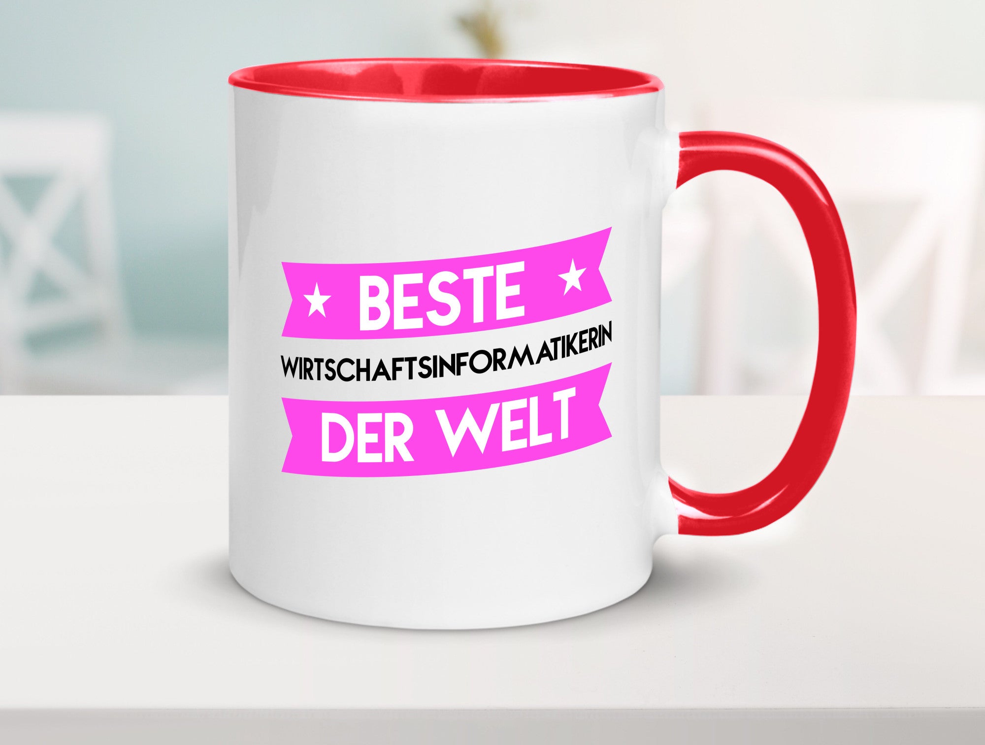 Beste Wirtschaftsinformatikerin | Wirtschaft Informatik Humor Geschenkidee Tasse