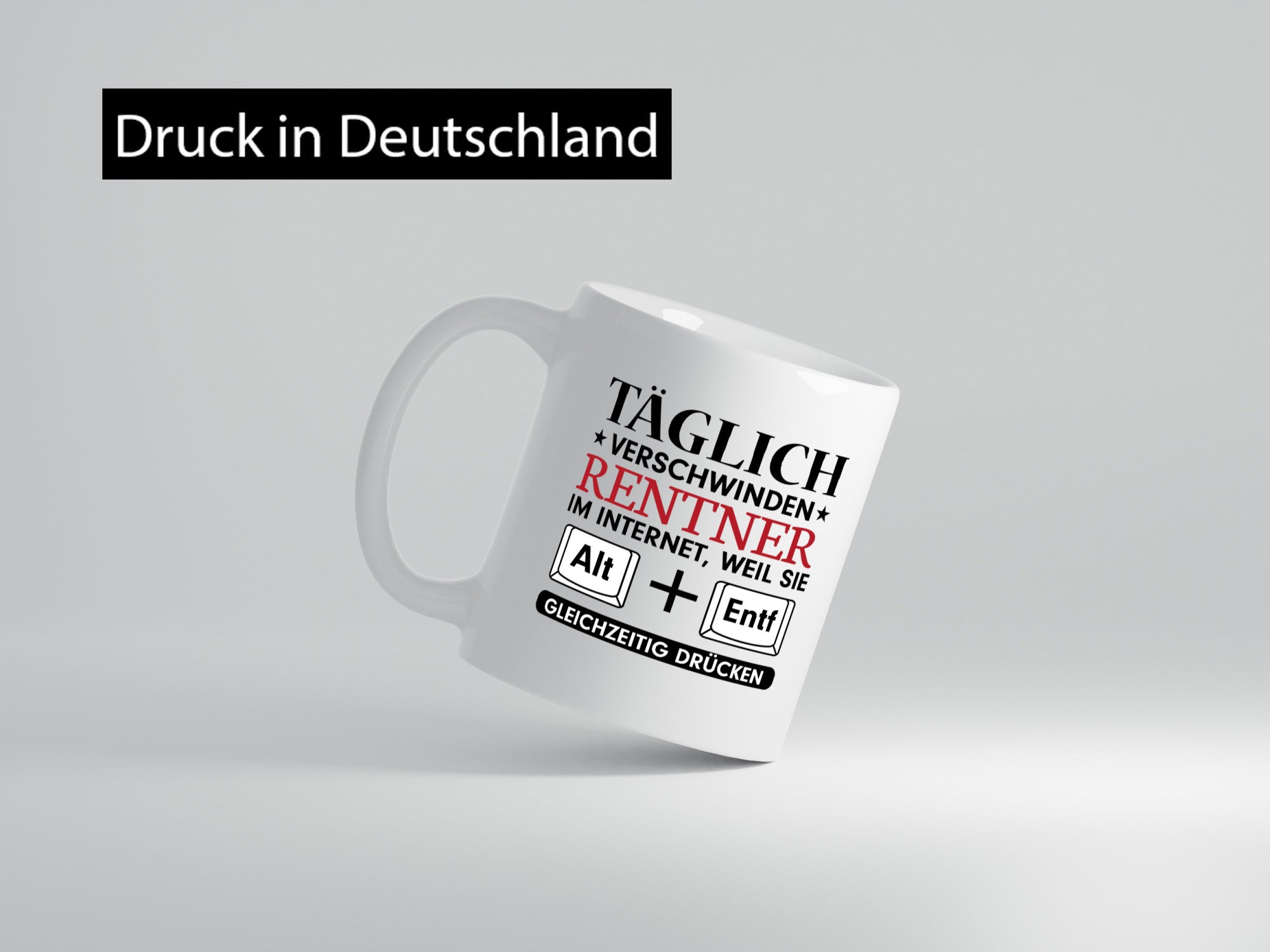 Rentner im Internet | Rente Tasse Ruhestand Humor Geschenkidee Jubiläum