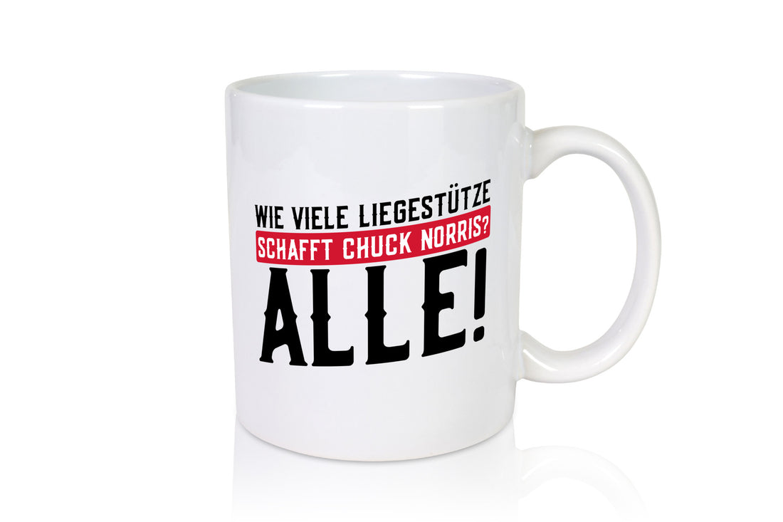 Liegestütze | Chuck Norris Witz Nerd witziger Spruch lustiger Geschenk Humor