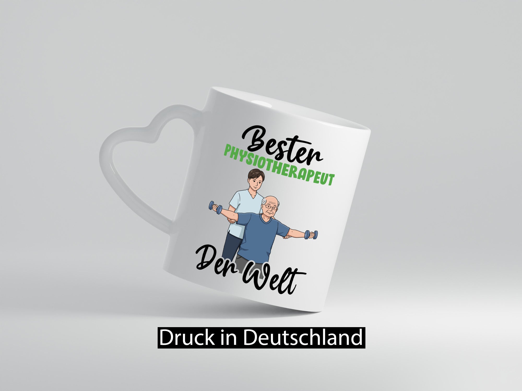 Bester Physiotherapeut v3 Geschenk Humor Geschenkidee lustiger Spruch Tasse