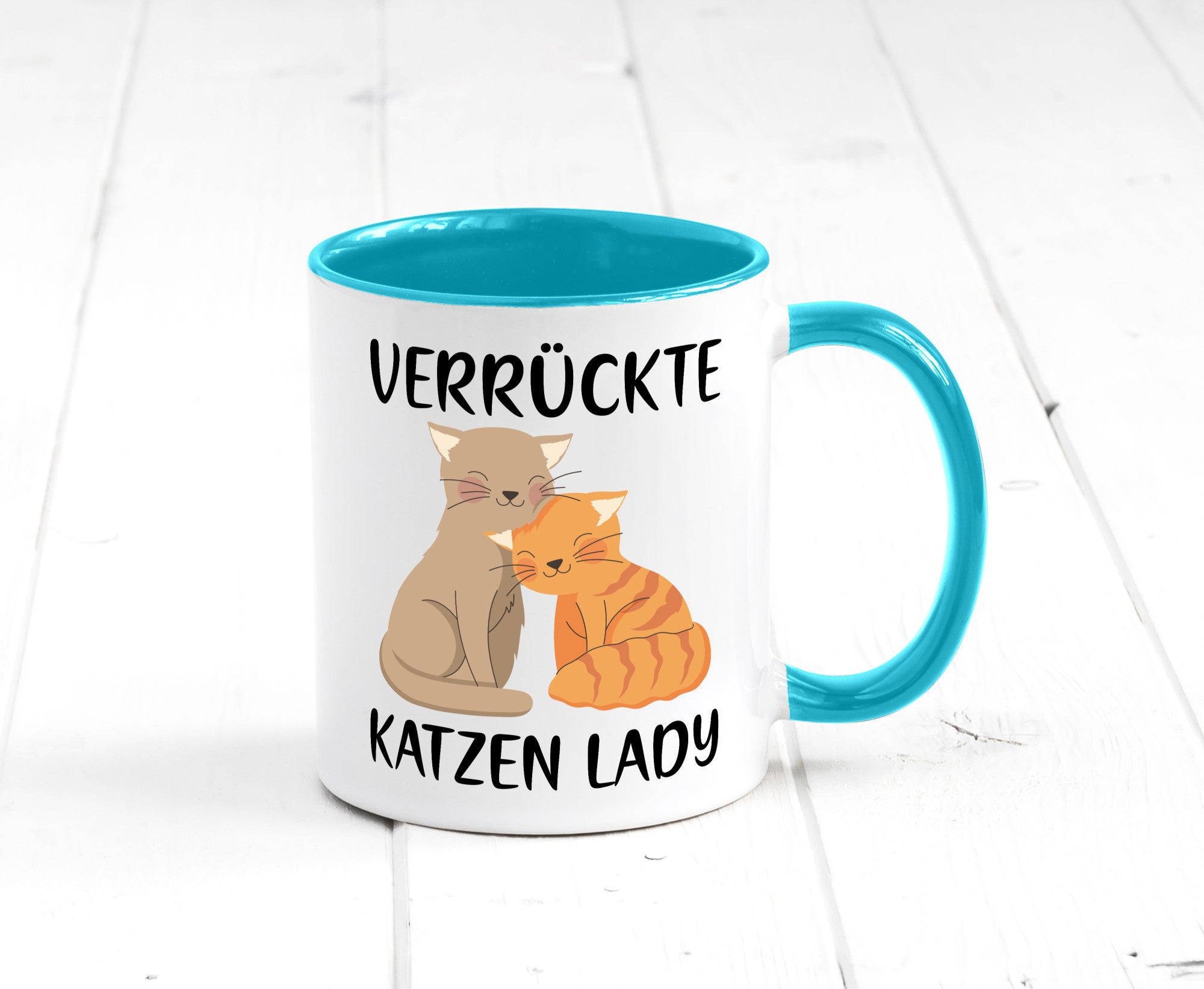 Verrückte Katzen Lady | Ich liebe Katzenliebhaber Geschenk Tierliebhaber Humor
