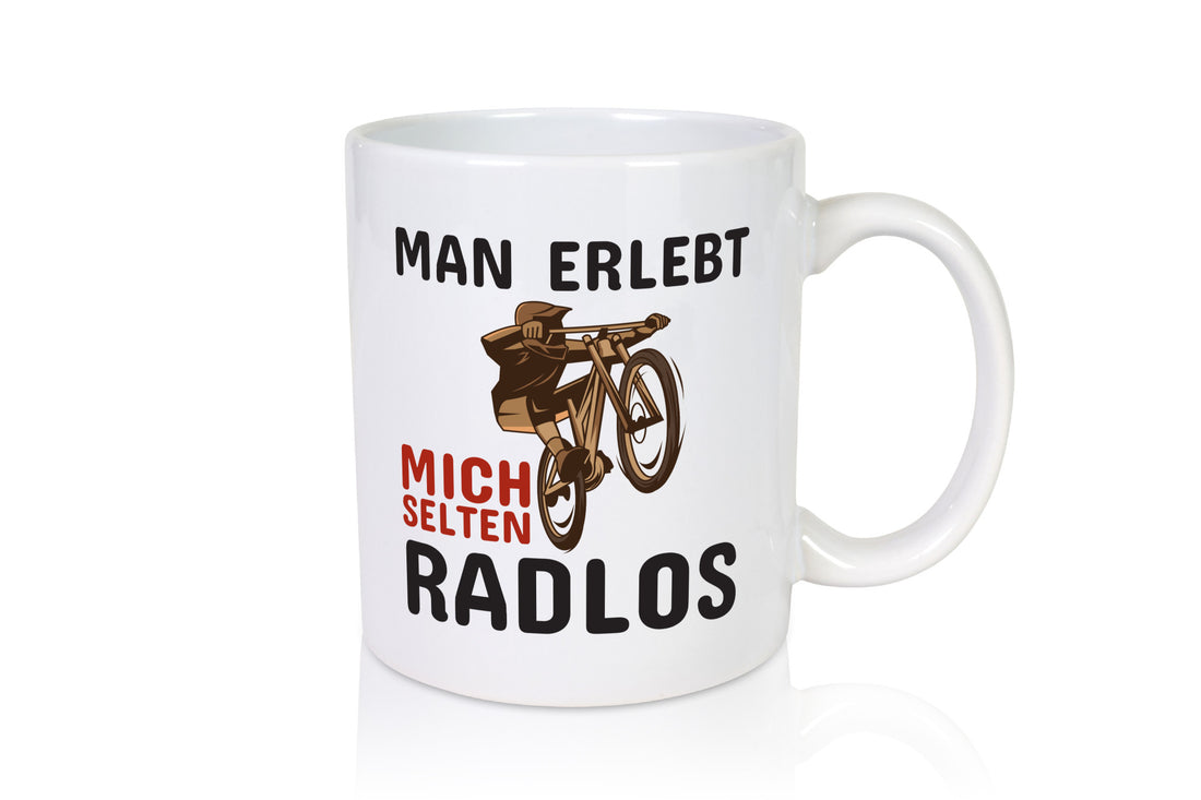 Selten Radlos | Spruchtasse Fahrrad Männer Humor lustiger Spruch Geschenk