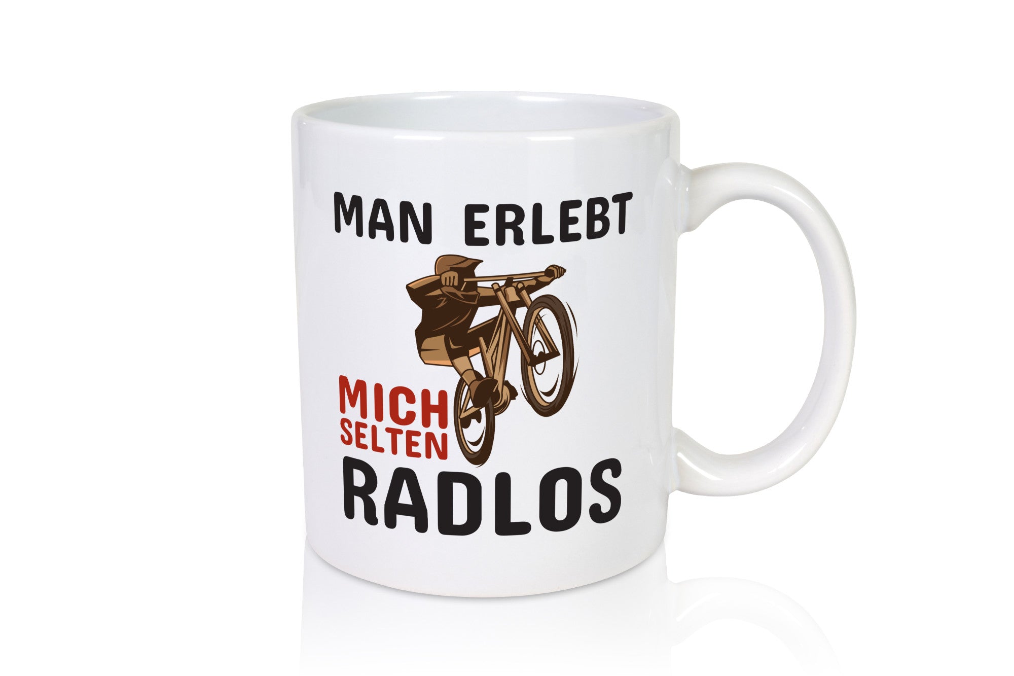 Selten Radlos | Spruchtasse Fahrrad Männer Humor lustiger Spruch Geschenk
