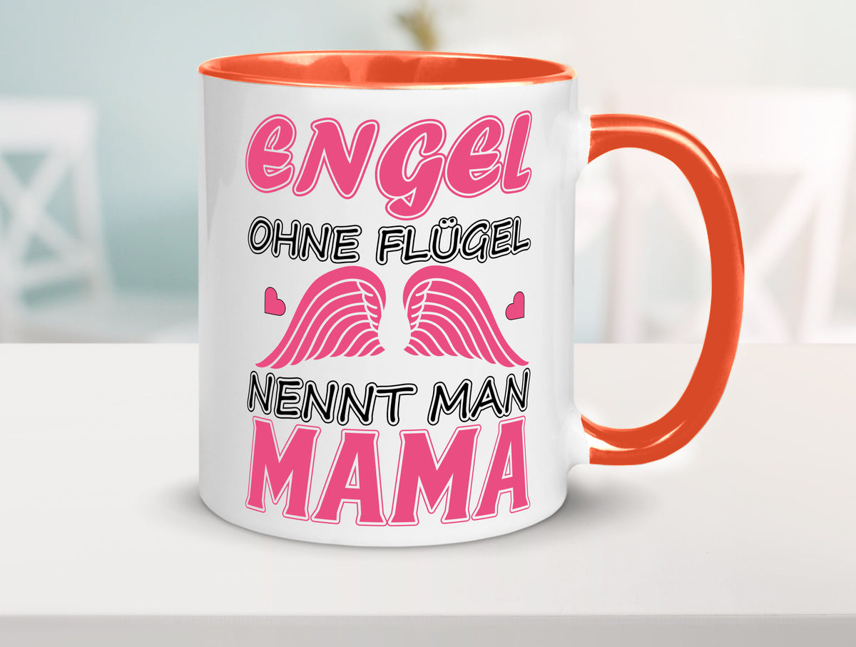 Mama Engel Humor Familie Geschenkidee Tasse