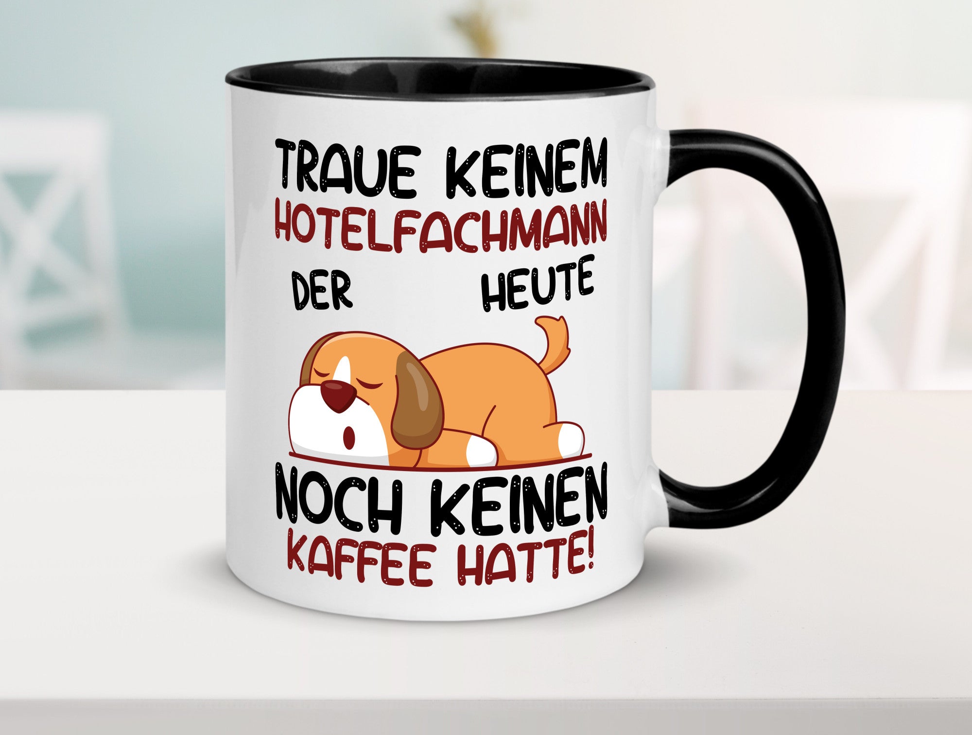 Traue keinem Hotelfachmann |Hotel lustig Humor Geschenkidee Geschenk Tasse
