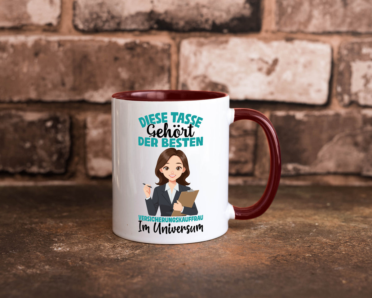 Im Universum: Versicherungskauffrau | Kauffrau lustig Humor Geschenkidee Tasse