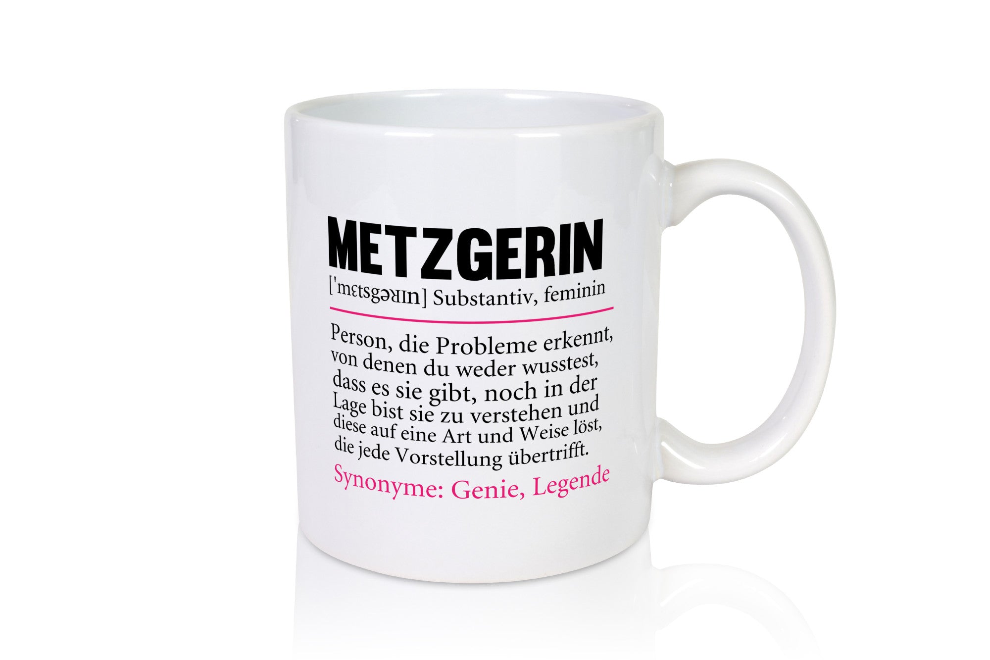 Metzgerin | lustige Fleischerin Humor v2 lustiger Spruch Geschenk Geschenkidee