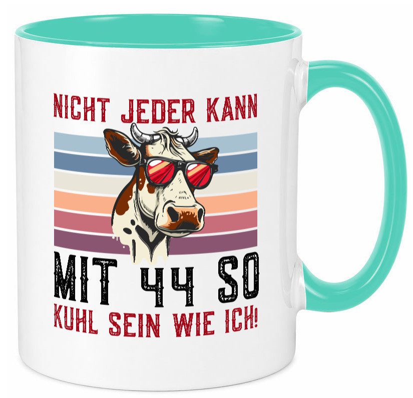 Mit 44 so gut aussehen | 44. Geburtstag Landwirt Bauer v2 lustig Geschenkidee Tasse
