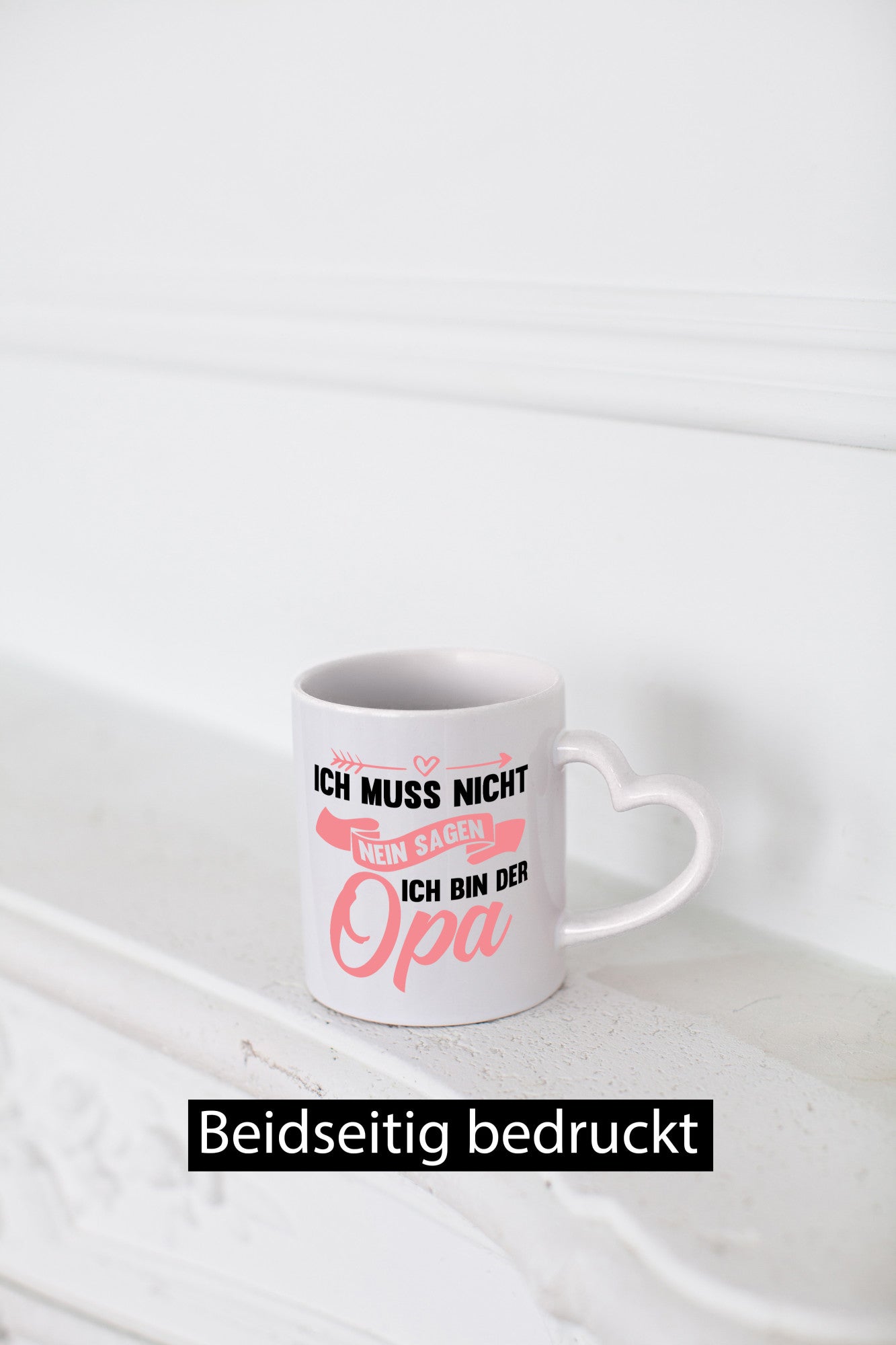 Ich muss nicht nein sagen bin der Opa lustig Familie Geschenkidee Geschenk Tasse