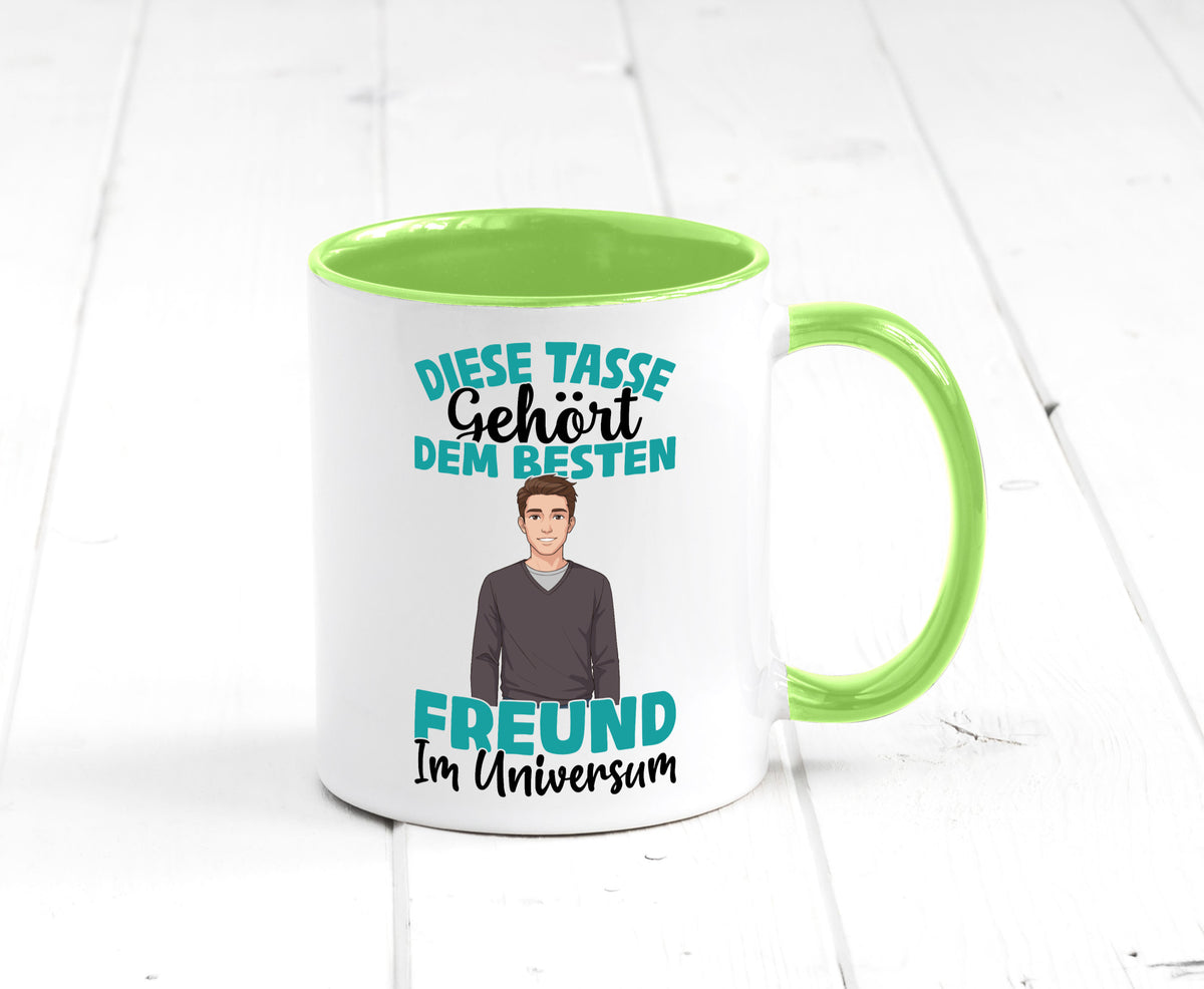Im Universum: Freund | Beziehung Partner Liebe Geschenk Humor Geschenkidee Tasse