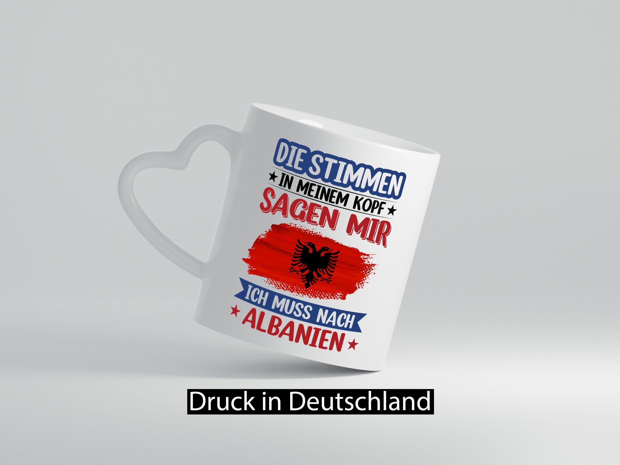 Albanien | Urlaub Stimmen in meinem Kopf Traumland lustig Humor Geschenkidee