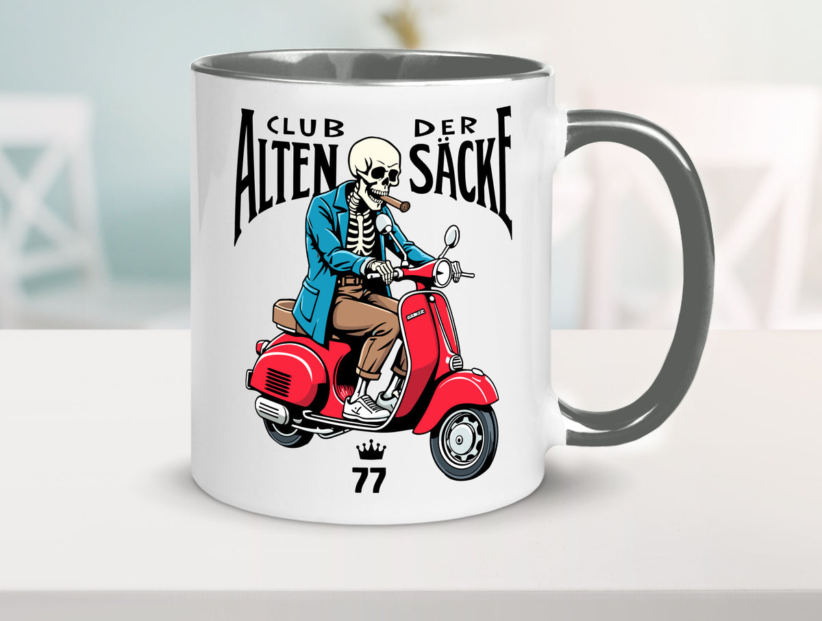 77. Geburtstag | 77 Jahre Club der alten Säcke v2 lustiger Spruch Geschenk Tasse