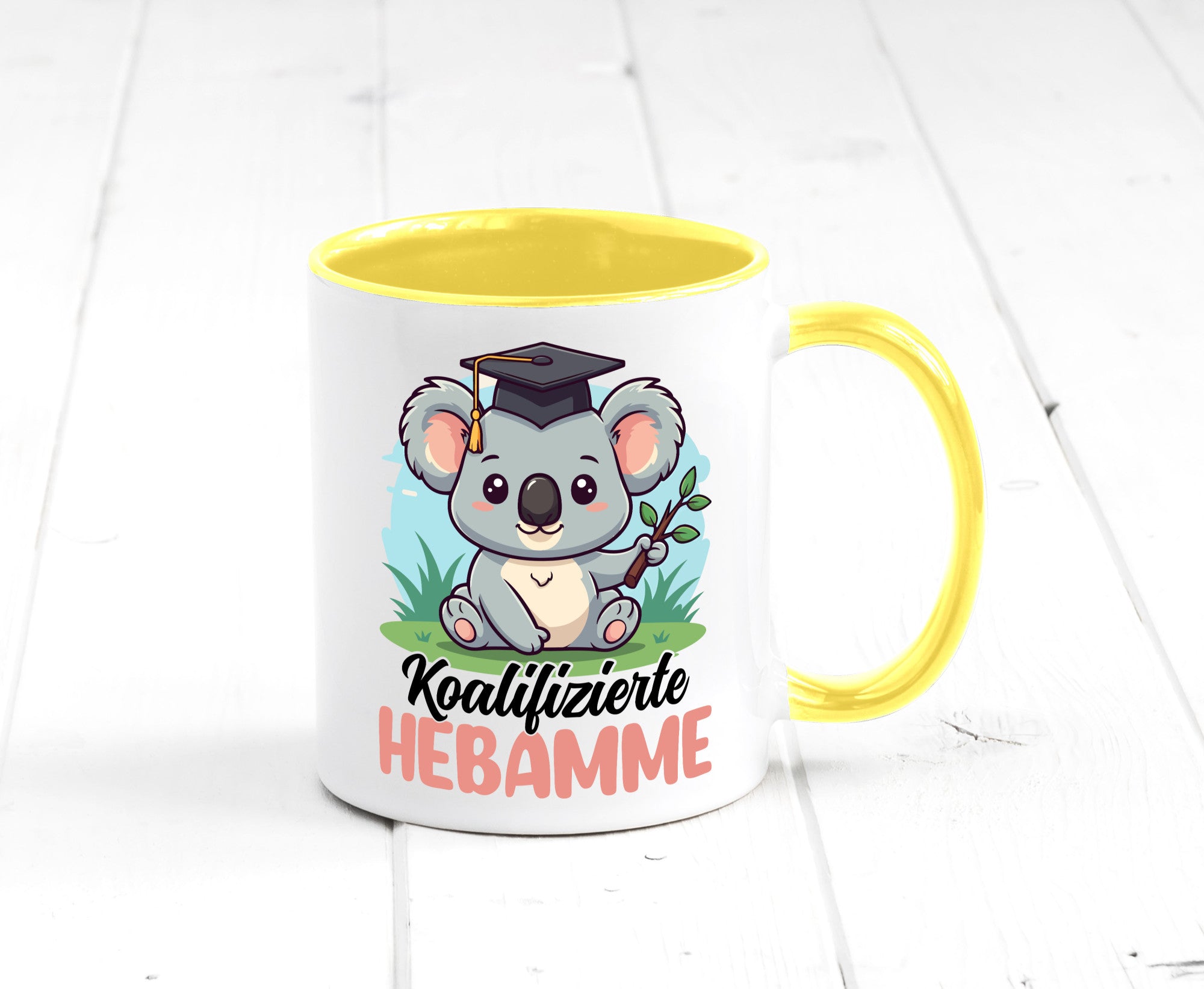 Koalifizierte Hebamme | Geburtshilfe Geschenkidee Humor Tasse