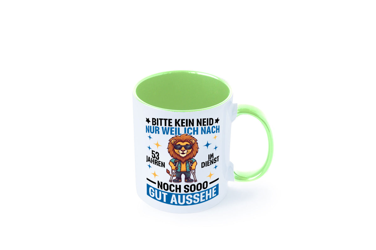 53 Jahre im Dienst | Arbeitsjubiläum Arbeit Geschenkidee Kollegen Büro Humor Tasse