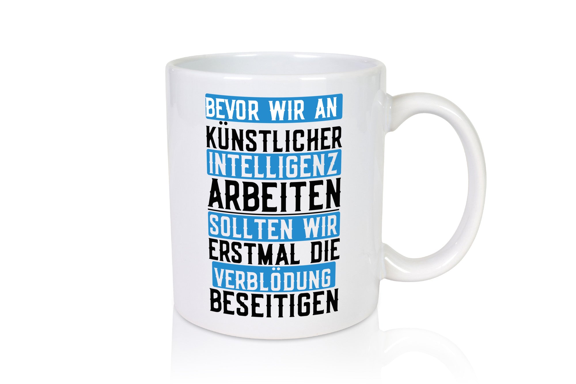 Künstliche Intelligenz | KI AI Verblödung Dummheit Geschenk Humor Geschenkidee