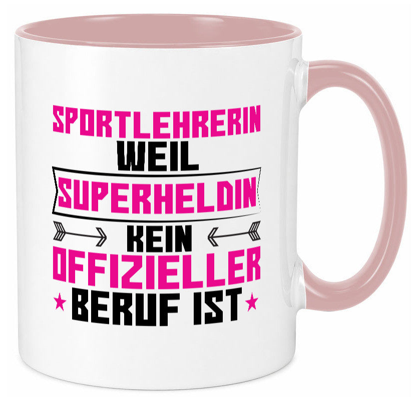 Superheldin Sportlehrerin | Lehrer Sport lustig Humor Geschenkidee Geschenk