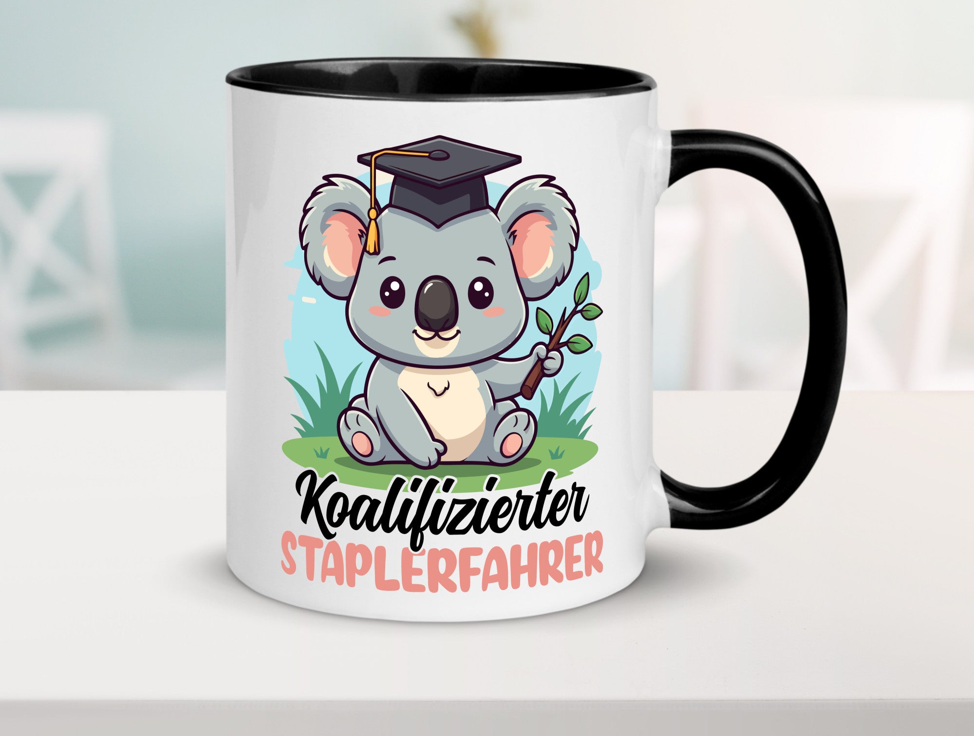 Koalifizierter Staplerfahrer | Gabelstapler Fahrer Geschenk Humor Geschenkidee