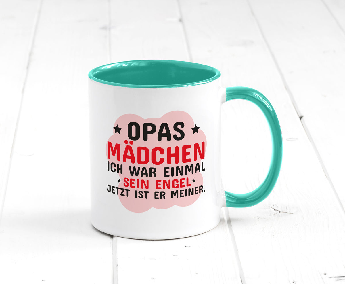 Opas Mädchen | Trauer Tasse Abschied Enkelin lustig Familie Geschenkidee
