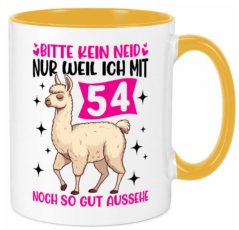 54. Geburtstag | 54 Jahre Lama gut aussehen Geschenk Geschenkidee lustiger