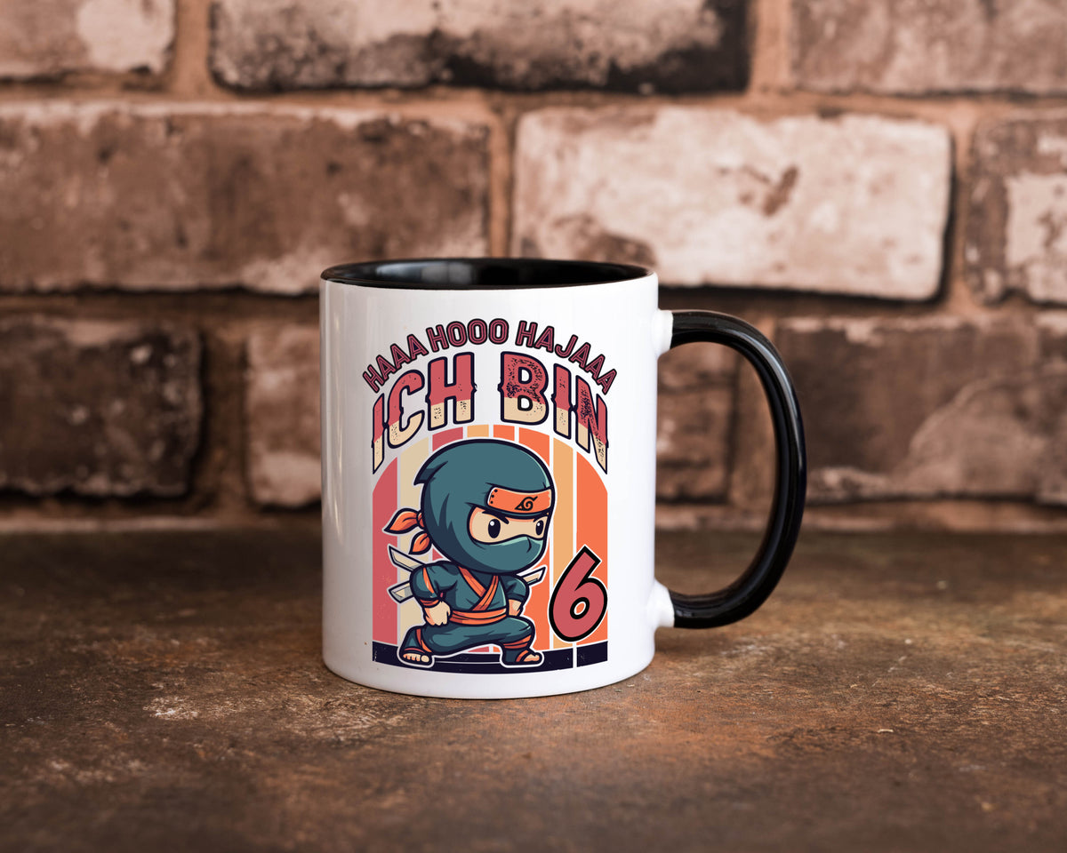 6. Geburtstag | Ninja Junge 6 Jahre Humor Geschenkidee Tasse