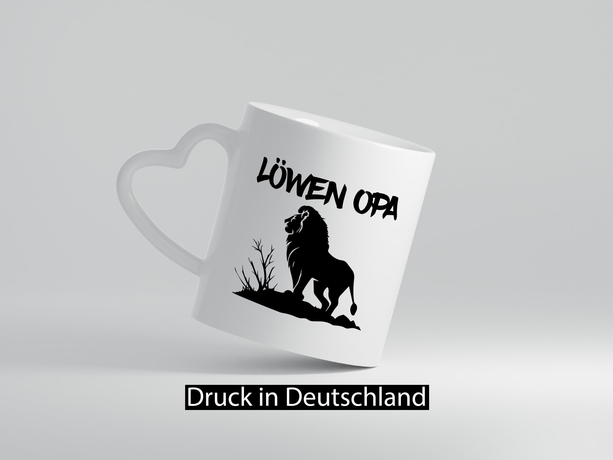 Löwen Opa | Löwe Wildtiere lustiger Spruch Geschenk Familie Geschenkidee Tasse
