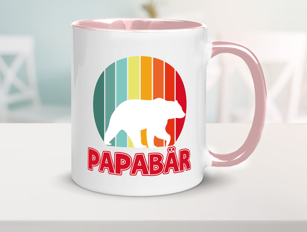Papabär | Papa Tasse Vater Vatertag Bär lustiger Spruch Geschenk Familie