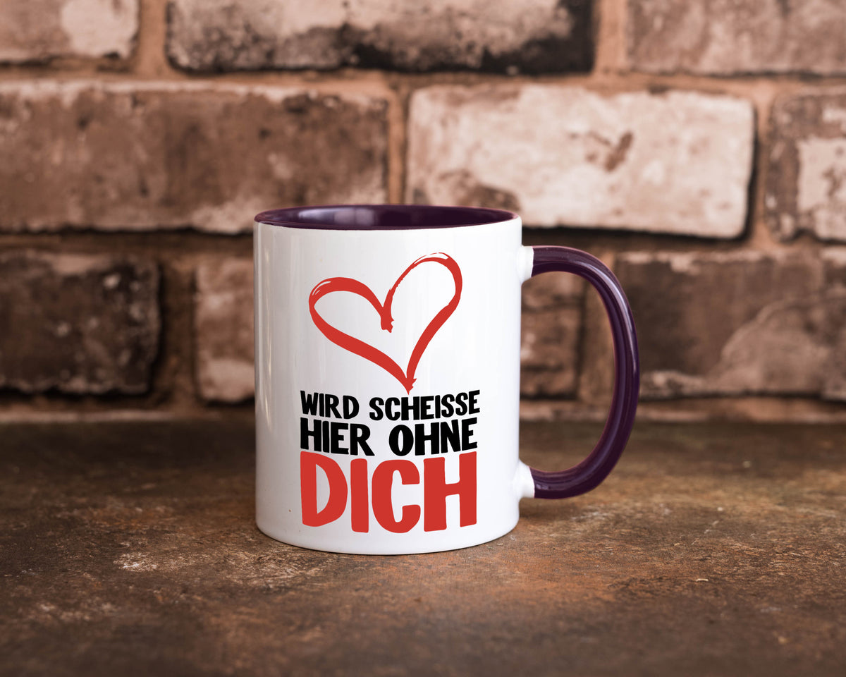 Wird Scheisse Geschenk Humor Geschenkidee lustiger Spruch Tasse