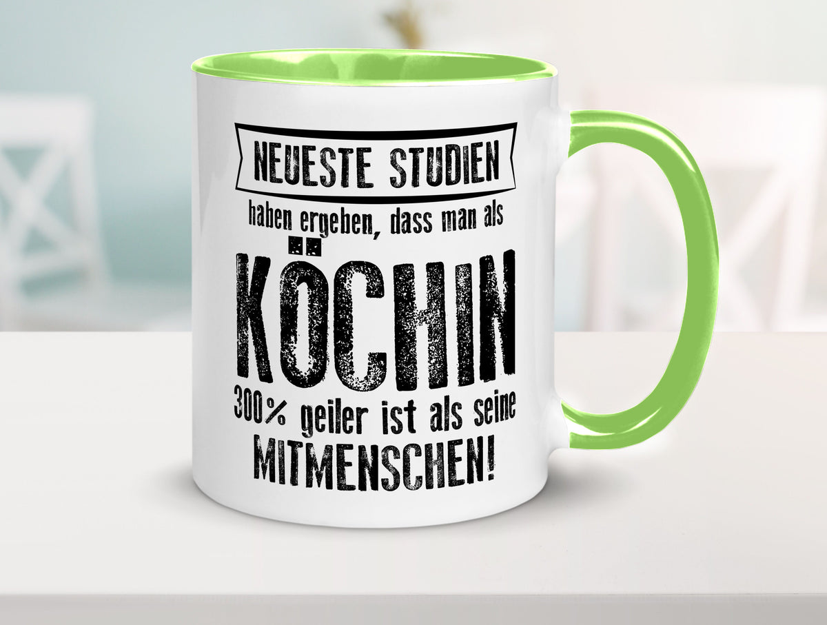 Neuste Studien: Köchin | Chefköchin Chefkoch Geschenk Arbeit Kollegen Büro Tasse