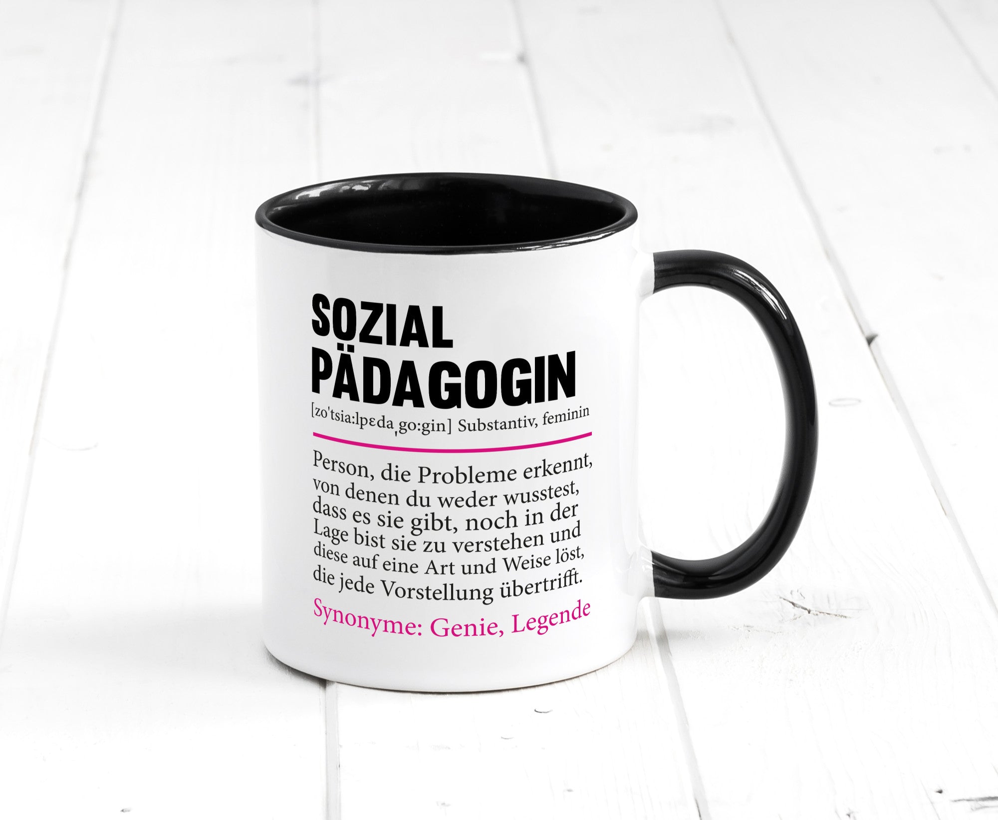Sozialpädagogin | Spruch lustig Humor Pädagogin v2 Geschenkidee Geschenk Tasse