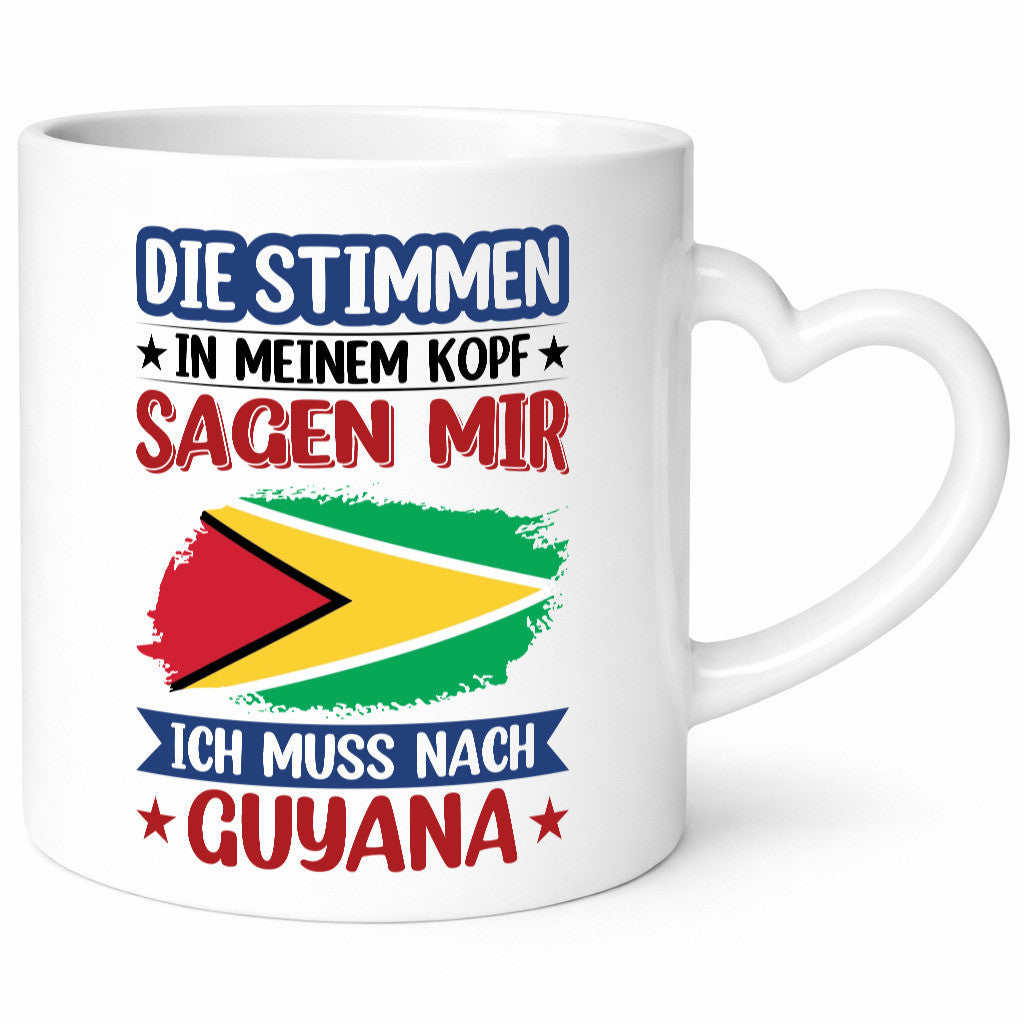 Guyana | Urlaub Stimmen in meinem Kopf Traumland lustig Humor Geschenkidee