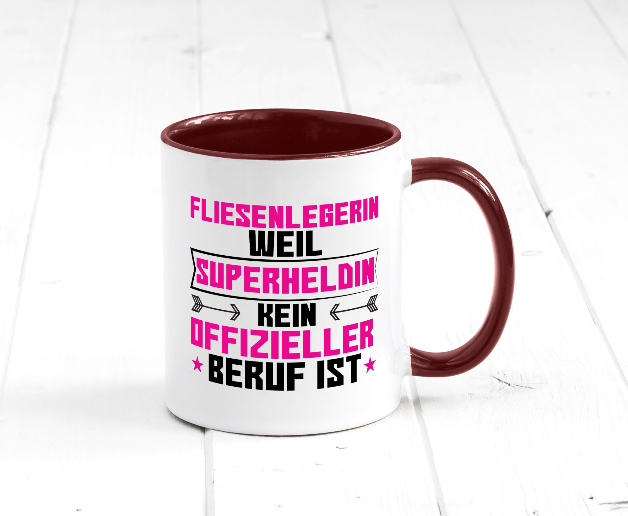 Superheldin Fliesenlegerin | Fliesenlegen Bau Geschenk Humor Geschenkidee