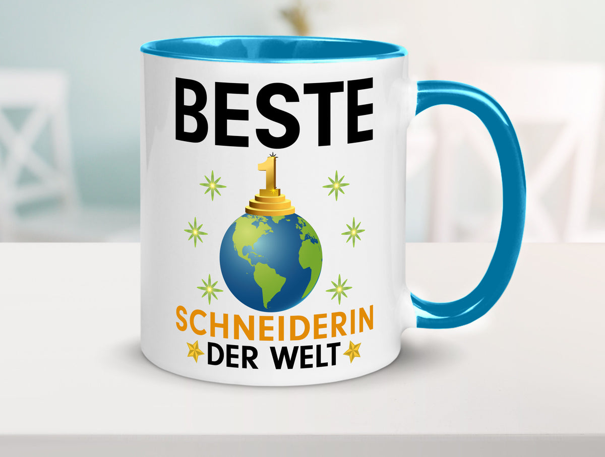 Welt Beste Schneiderin | Beruf Schneiderei lustiger Spruch Geschenk Arbeit Tasse