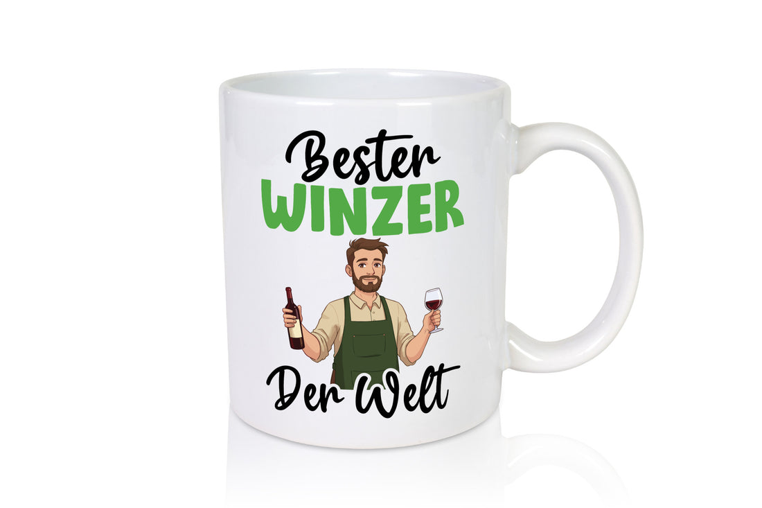 Bester Winzer | Weinbauer Wein v2 Humor Geschenkidee Tasse
